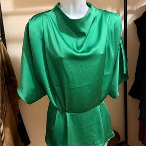 H&M Vibrant Green Blouse